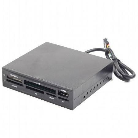 3.5" Card Reader Internal Gembird FDI2-ALLIN1-02-B, MS/MS Duo/SD/MMC/ XD/ CF/CFII/T-Flash,M2/USB 2.0 3.5" Card Reader Internal Gembird FDI2-ALLIN1-02-B, MS/MS Duo/SD/MMC/ XD/ CF/CFII/T-Flash,M2/USB 2.0