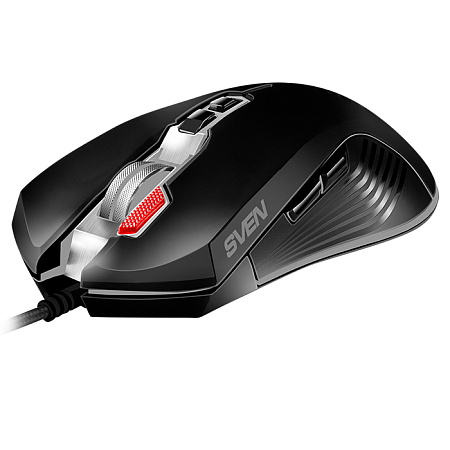 Gaming Mouse SVEN RX-G850, 500-6400 dpi, 8 buttons, 166g., Ambidextrous, Programmable, Built-in memo Gaming Mouse SVEN RX-G850, 500-6400 dpi, 8 buttons, 166g., Ambidextrous, Programmable, Built-in memo