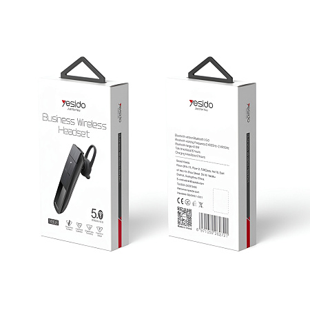 Yesido Wireless Headset YB06, Black Yesido Wireless Headset YB06, Black