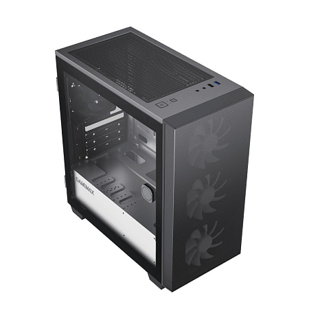 Case mATX GAMEMAX Aero Mini, w/o PSU, 0.6mm, 4x120mm ARGB, ARGB Hub, Front Mesh, Tempered Glass, DF, Case mATX GAMEMAX Aero Mini, w/o PSU, 0.6mm, 4x120mm ARGB, ARGB Hub, Front Mesh, Tempered Glass, DF,