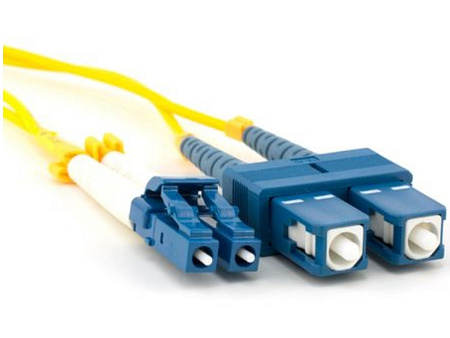 Fiber optic patch cords, singlemode Duplex LC-SC, 3m Fiber optic patch cords, singlemode Duplex LC-SC, 3m