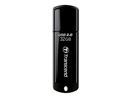  32GB USB2.0 Flash Drive Transcend "JetFlash  350", Black, Classic Cap (R/W:18/8MB/s)