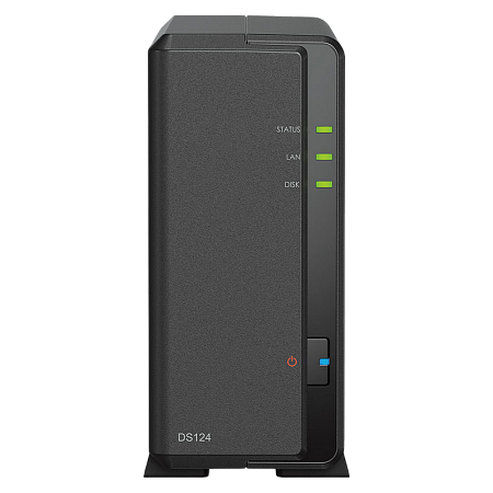 SYNOLOGY "DS124", 1-bay, Realtek 4-core 1.7GHz, 1Gb DDR4, 2xUSB 3.2 Gen 1 SYNOLOGY "DS124", 1-bay, Realtek 4-core 1.7GHz, 1Gb DDR4, 2xUSB 3.2 Gen 1