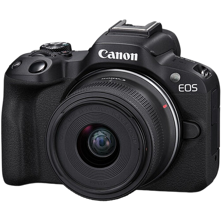 DC Canon EOS R50  Black & RF-S 18-45mm f/4.5-6.3 IS STM KIT