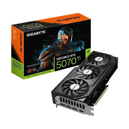 Видеокарта Gigabyte GV-N507TWF3OCV2-16GD, 16 ГБ GDDR7 256бит