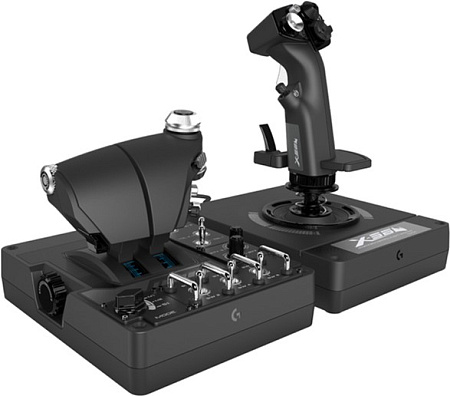Joystick Logitech G X56 HOTAS, Throttle and Stick Simulation Controller, RGB Joystick Logitech G X56 HOTAS, Throttle and Stick Simulation Controller, RGB
