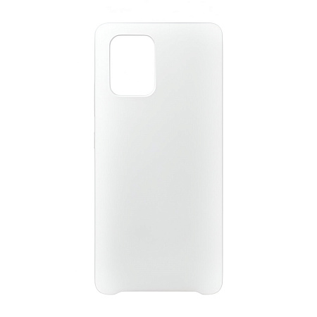 Helmet Case Liquid Silicone Samsung S10 Lite (2020), White Helmet Case Liquid Silicone Samsung S10 Lite (2020), White