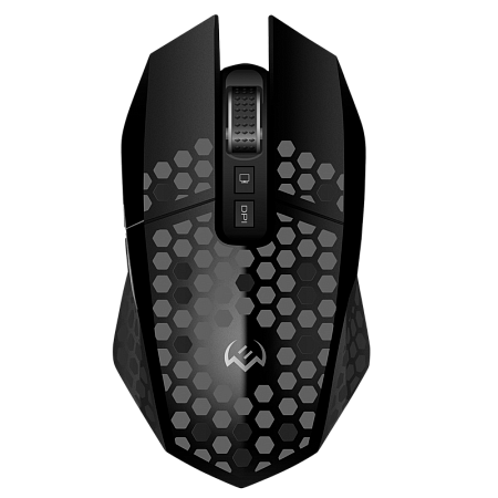 Gaming Wireless Mouse SVEN RX-G940W, 800-3600 dpi, 7 buttons, 98g., Ambidextrous, Silent, RGB, 600mA