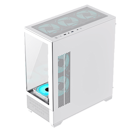 Case ATX GAMEMAX Vista AW, w/o PSU, 0.6mm, 6x120mm ARGB, ARGB Hub, RC, Front&Side Tempered Glass, 1x Case ATX GAMEMAX Vista AW, w/o PSU, 0.6mm, 6x120mm ARGB, ARGB Hub, RC, Front&Side Tempered Glass, 1x
