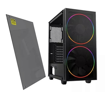 Case ATX GAMEMAX Aero, w/o PSU, 0.5mm, 2x200mm & 1x120mm ARGB fans, ARGB+PWM Hub, Front Mesh, TG, DF Case ATX GAMEMAX Aero, w/o PSU, 0.5mm, 2x200mm & 1x120mm ARGB fans, ARGB+PWM Hub, Front Mesh, TG, DF