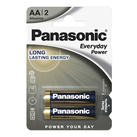 Panasonic "EVERYDAY Power" AA Blister *2, Alkaline, LR6REE/2BR Panasonic "EVERYDAY Power" AA Blister *2, Alkaline, LR6REE/2BR