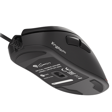Genesis Mouse Krypton 200, 6400 DPI, RGB Illuminated, Silent, With Software, Black Genesis Mouse Krypton 200, 6400 DPI, RGB Illuminated, Silent, With Software, Black