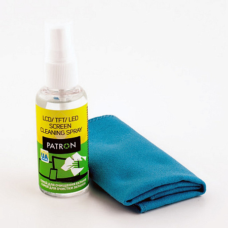 Cleaning set Universal PATRON "F3-019" Twice (Sprey 50ml+Wipe) Patron Cleaning set Universal PATRON "F3-019" Twice (Sprey 50ml+Wipe) Patron
