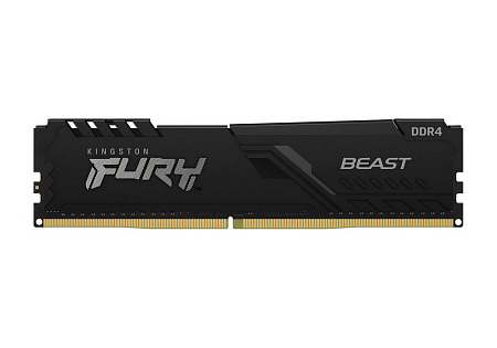 .8GB DDR4-3600MHz  Kingston FURY Beast (KF436C17BB/8), CL17-21-21, 1.35V, Intel XMP 2.0, Black