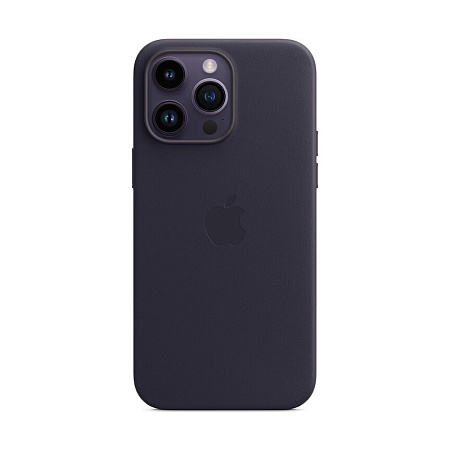 Case Original Leather with MagSafe for iPhone 14 Pro Max, Ink Case Original Leather with MagSafe for iPhone 14 Pro Max, Ink