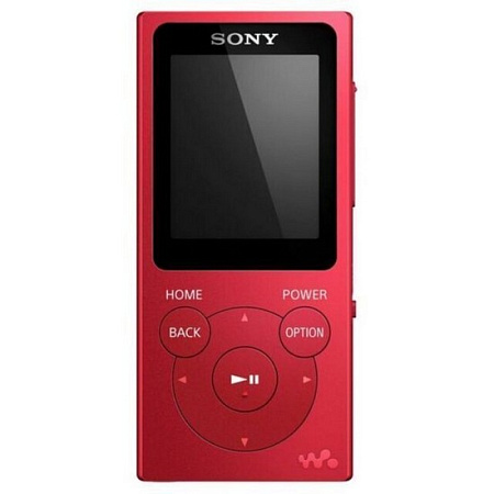 Аудиоплеер Sony NW-E394 Walkman, 8 ГБ (Красный)