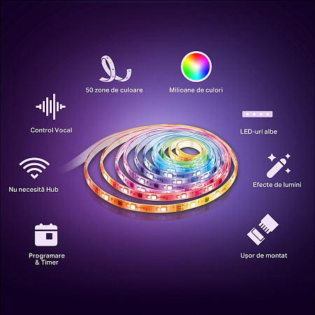 TP-LINK "Tapo L930-10", Smart Wi-Fi LED Dimmable Strip, Multicolor, Multizone+White, 10Meters,2000lm TP-LINK "Tapo L930-10", Smart Wi-Fi LED Dimmable Strip, Multicolor, Multizone+White, 10Meters,2000lm