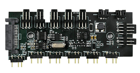 Вентилятор Концентратора Gamemax PWM+RAINBOW Controller(V3.0), Чёрный