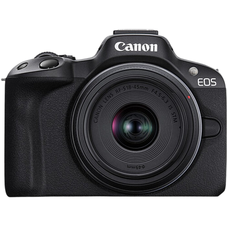 DC Canon EOS R50  Black & RF-S 18-45mm f/4.5-6.3 IS STM KIT