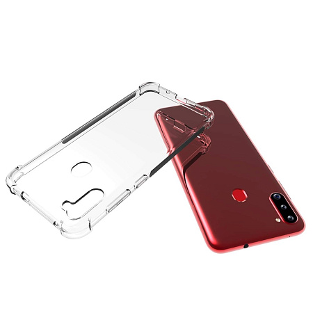 Helmet Case TPU Soft Samsung A11, Clear Helmet Case TPU Soft Samsung A11, Clear