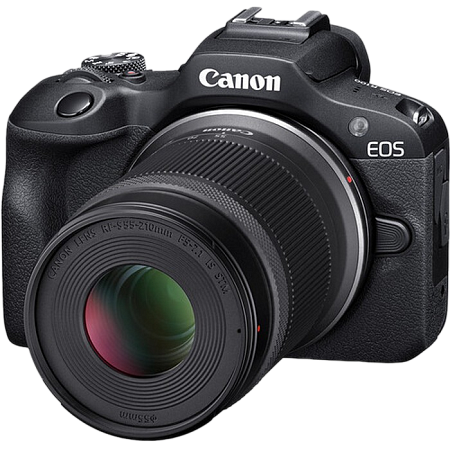 DC Canon EOS R100 Black & RF-S 18-45mm f/4.5-6.3 IS STM & RF-S 55-210mm f/5-7.1 IS STM KIT