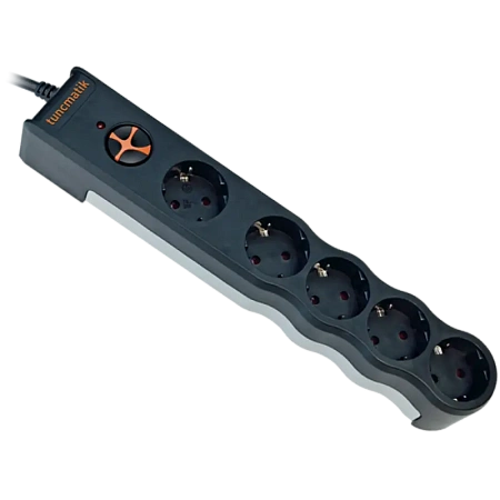 Сетевой фильтр Tuncmatik TSK6136, 5 Розеток, 1,5м, Черный