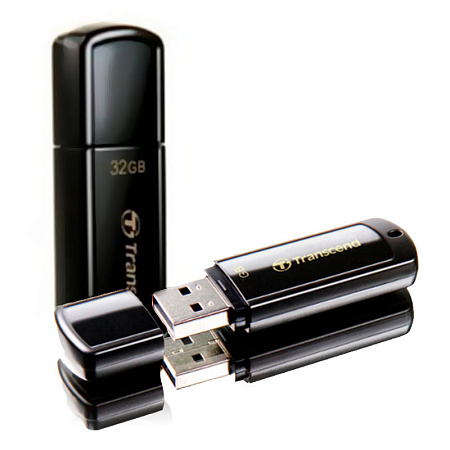  32GB USB2.0 Flash Drive Transcend "JetFlash  350", Black, Classic Cap (R/W:18/8MB/s)