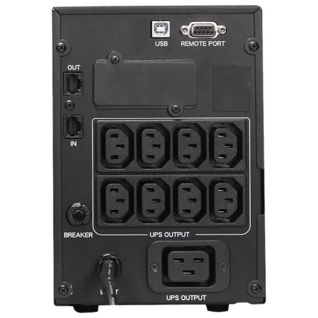 UPS PowerCom SPT-2000, 2000VA/1600W, Smart Line Interactive, Pure Sinewave, LCD, AVR, USB, SNMP, 8xI