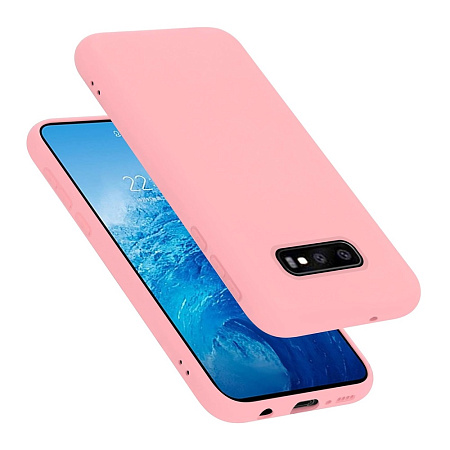 Helmet Case Liquid Silicone Samsung S10 E, Pink