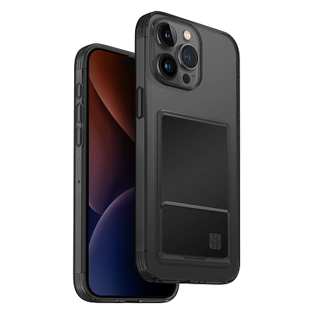 Uniq Case Hybrid Air Fender ID for iPhone 15 Pro Max, Grey Uniq Case Hybrid Air Fender ID for iPhone 15 Pro Max, Grey