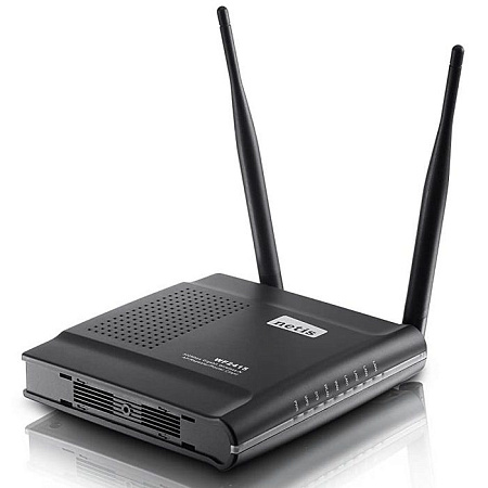 Wi-Fi N Netis Router, "WF2415", 300Mbps, Gbit Ports, 2x5dBi Fixed Antennas