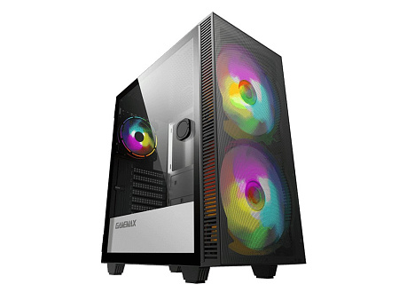 Case ATX GAMEMAX Aero, w/o PSU, 0.5mm, 2x200mm & 1x120mm ARGB fans, ARGB+PWM Hub, Front Mesh, TG, DF Case ATX GAMEMAX Aero, w/o PSU, 0.5mm, 2x200mm & 1x120mm ARGB fans, ARGB+PWM Hub, Front Mesh, TG, DF