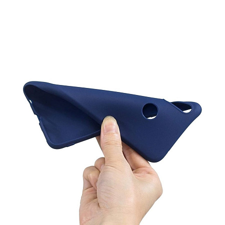 Helmet Case TPU Matte Samsung A30, Blue