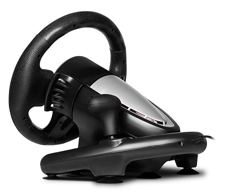 Wheel SVEN GC-W800, 10", 180 degree, Pedals, Tiptronic, 2-axis, 12 buttons, Vibration feedback, USB Wheel SVEN GC-W800, 10", 180 degree, Pedals, Tiptronic, 2-axis, 12 buttons, Vibration feedback, USB