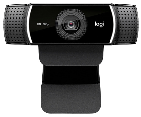 Camera Logitech C922 Pro, 1080p/30 fps, 3/15 MP, FoV: 78°, Zoom:1.2x, Autofocus, Stereo mic, 1.5m