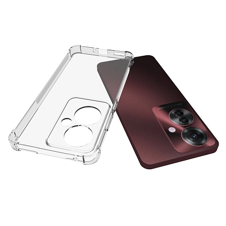 WOO Case Soft TPU Oppo Reno 11F, Clear WOO Case Soft TPU Oppo Reno 11F, Clear