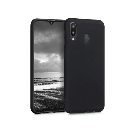 Helmet Case Liquid Silicone Samsung A10S, Black