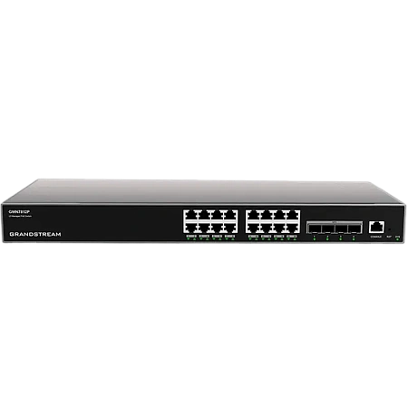 PoE коммутатор Grandstream GWN7812P, 16x IEEE 802.3af/at PoE коммутатор Grandstream GWN7812P, 16x IEEE 802.3af/at