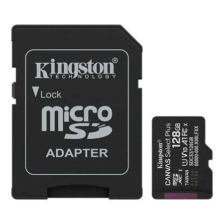 Карта памяти Kingston Canvas Select Plus, 128Гб (SDCS3/128GB)