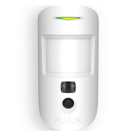 Ajax Wireless Security Motion Detector with Photo "MotionCam", White