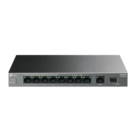 PoE коммутатор TP-LINK LS1210GP, 802.3af/at PoE PoE коммутатор TP-LINK LS1210GP, 802.3af/at PoE