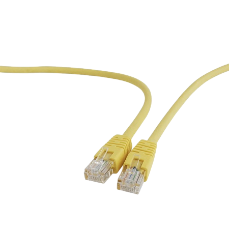 0.5m, Patch Cord Yellow, PP12-0.5M/Y, Cat.5E, Cablexpert, molded strain relief 50u" plugs 0.5m, Patch Cord Yellow, PP12-0.5M/Y, Cat.5E, Cablexpert, molded strain relief 50u" plugs