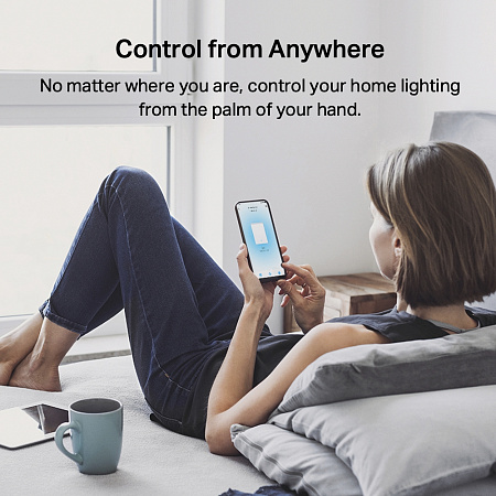 TP-Link Wireless Smart Light Switch "Tapo S210", White, 1-Gang TP-Link Wireless Smart Light Switch "Tapo S210", White, 1-Gang