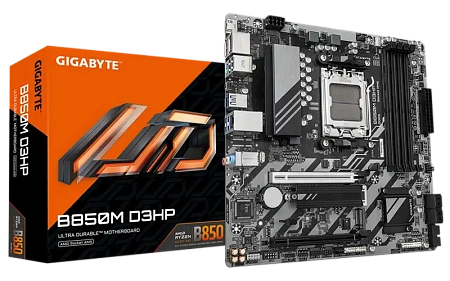 Материнская плата Gigabyte B850M D3HP, AM5, AMD B850, Micro-ATX Материнская плата Gigabyte B850M D3HP, AM5, AMD B850, Micro-ATX