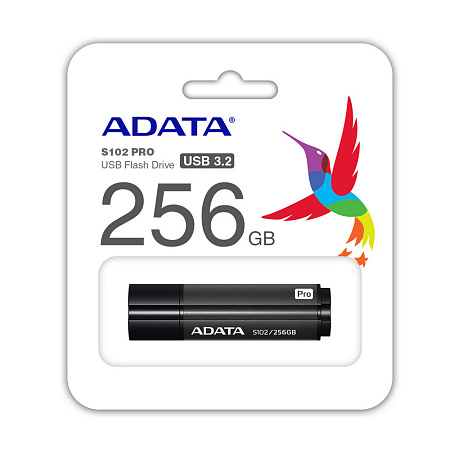 USB Flash накопитель ADATA S102 Pro, 256Гб, Серый