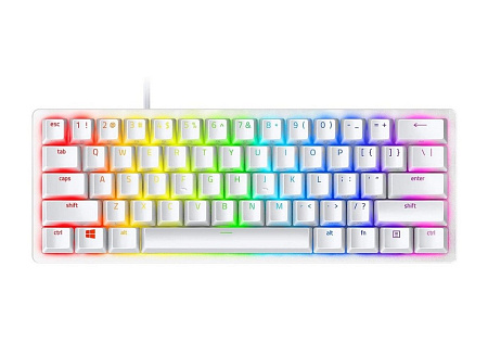 Gaming Keyboard Razer Huntsman Mini, Mechanical, 60% Form Factor, Optical Clicky SW, Aluminum, Doubl Gaming Keyboard Razer Huntsman Mini, Mechanical, 60% Form Factor, Optical Clicky SW, Aluminum, Doubl