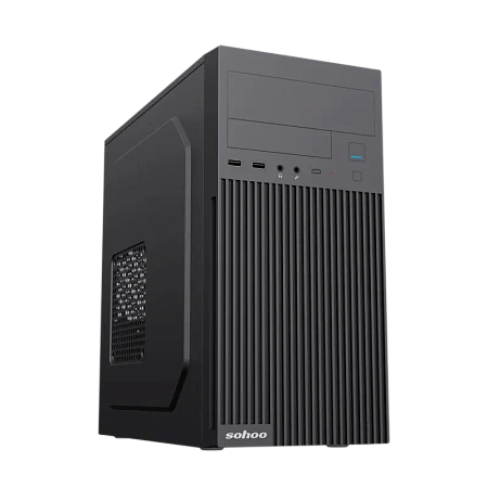 Компьютерный корпус Sohoo 6521BK, Micro-ATX, ATX, Чёрный Компьютерный корпус Sohoo 6521BK, Micro-ATX, ATX, Чёрный