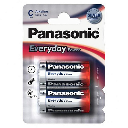 C size Panasonic "EVERDAY Power" 1.5V, Alkaline, Blister*2, LR14REE/2BR C size Panasonic "EVERDAY Power" 1.5V, Alkaline, Blister*2, LR14REE/2BR