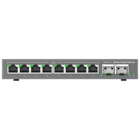 Сетевой коммутатор Grandstream GWN7721, 8x 2.5Gigabit Ethernet Сетевой коммутатор Grandstream GWN7721, 8x 2.5Gigabit Ethernet