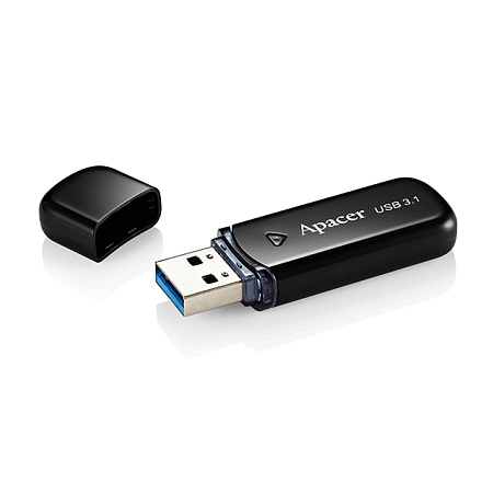 32GB USB3.1 Flash Drive Apacer "AH355", Black, Classic Cap (AP32GAH355B-1) 32GB USB3.1 Flash Drive Apacer "AH355", Black, Classic Cap (AP32GAH355B-1)